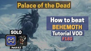 Solo Palace of the Dead (PotD) Warrior (WAR) 180 (Behemoth) Guide