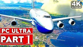 MICROSOFT FLIGHT SIMULATOR 2020 Gameplay Walkthrough Part 1 [4K ULTRA PC] No Commentary (FULL GAME)