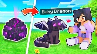 We ADOPTED Baby Dragons In Minecraft!