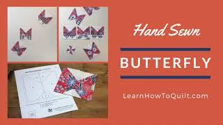 Hand Sewn Butterfly