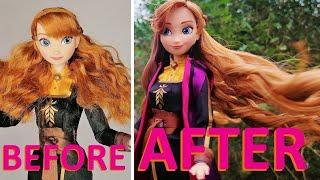 Disney Doll Hair Reroot: Anna from Frozen 2