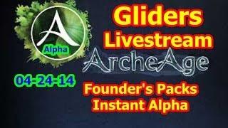 1 Hour ArcheAge Livestream by Trion Worlds | Founder's Packs Now Live, Play Alpha Now & Gliders