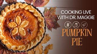 Cooking Live: Gluten Free / Diary Free / Vegan Pumpkin Pie!