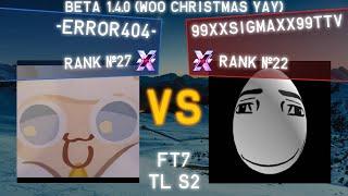 TETR.IO - -Error404- (Rank #27) vs. 99xxSIGMAxx99TTV (Rank #22) - TETR.IO High Level Replays