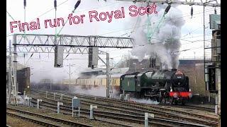 FAREWELL our friend!!! Final run out for 46100 'Royal Scot'! 13th January 2025