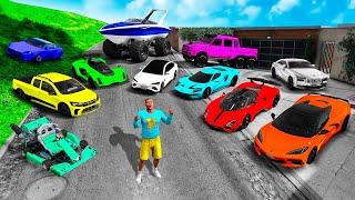 COLECIONANDO CARROS DO SIMEON NO GTA 5