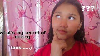 Let's share about my editing secret????#secrets #vlog star #picsart
