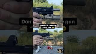 Don’t CCW a Nice Gun “they” Say.