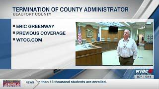 Beaufort County administrator officially fired after public hearing