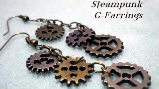 Steampunk Gear Earrings Tutorial