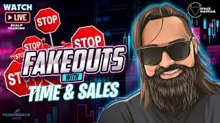  Stop Fakeouts with Time & Sales | 0DTE Options Scalp Trading