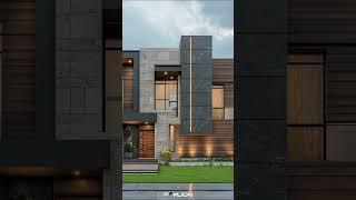 Sleek Volumes and Textures Define This Residence.