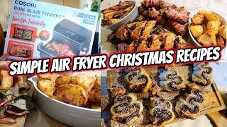 6 AIR FRYER CHRISTMAS RECIPES in the COSORI TWINFRY ~ #cosori #twinfry #cosoriairfryer AD