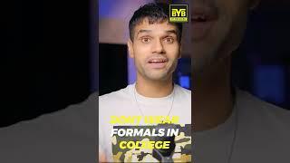 DONT Wear Formals | BeYourBest #shorts #trending #fashion #collegeoutfits #formals #collegefashion