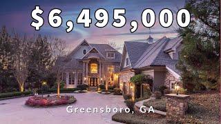 Stunning 11,000 SQFT Luxury Mansion on Lake Oconee