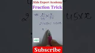 Find "x" value || Fraction Trick 