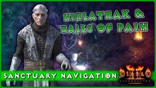 Find Nihlathak FAST - D2R Atlas (Sanctuary Navigation Tricks) | Zeegers Stream Highlights (GUIDE)