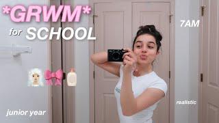 GRWM FOR SCHOOL *junior year*