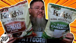 Keogh's Irish Potato Chips *Turkey and Stuffing & Camembert Cheese || Foreign & Funky Food Friday