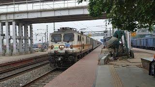 39134 SPJ WAP7i furiously galloping through DKAE hauling HWH PNBE JS Express.