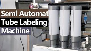 Semi Automatic Tube Labeler Labeling Machine