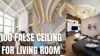 100 False Ceiling Design for Living Room. Modern False Ceiling and Lighting Ideas.