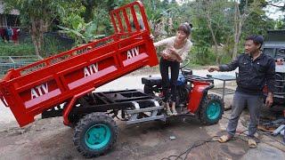 Buy a powerful 4-wheeled 1500$ car to transport goods - Surprised with the young man's homemade car