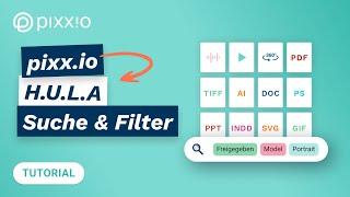 Tutorial HULA Suche & Filter pixxio