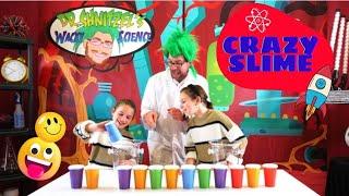 Science Experiments for kids Slime with Dr. Shnitzel's Wacky Science