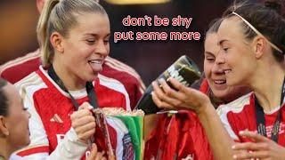 ARSENAL WOMEN FUNNY MOMENTS