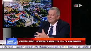 08 11 2024 MESAGER EDUCAȚIONAL VOLUM DOCUMENT   PROFESORII DE MATEMATICĂ DE LA CN MIHAI EMINESCU