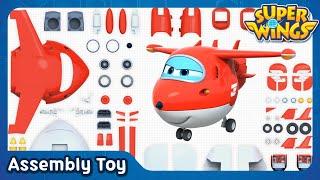 SuperWings Jett Assemble toy | 3D Assembly Toy | Super wings toys