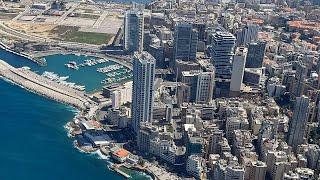 Landing in Beirut: Internal Runway. Sea Port, Skyline, The City, The Golf Club