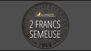 Pièce Argent 2 Francs Semeuse  - LingOr