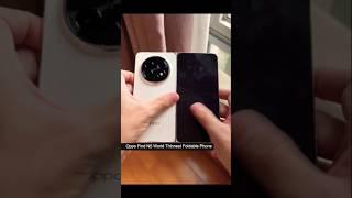 Oppo Find N5 World's 1st Foldable Phone With Snapdragon 8 Elite Chipset #shorts