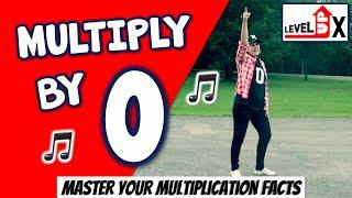 How to Multiply by 0 Song - [LEVEL UP X - Master Your Multiplication Facts]