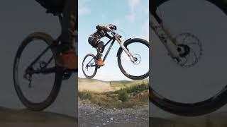 Rachel Atherton downhill mountain biking at Dyfi Bike Park