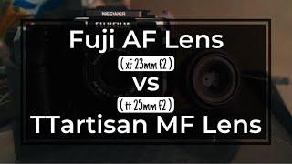 Fuji XF 23mm f2 VS TTartisan 25mm f2 #fujifilm  #ttartisan |SHAYNEANGELLITHEGREAT