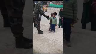 Indian Army is playing with children ️ || Tourilicious #indianarmy