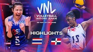  THA vs.  DOM - Highlights | Week 2 | Women's VNL 2024