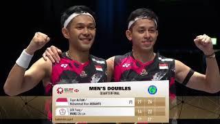 Fajar / Rian vs LEE Yang / WANG Chi-Lin | All England Open 2024 | Quarter Final