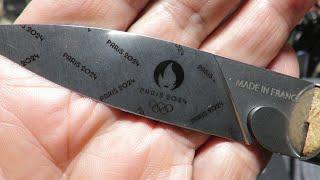 Jeux Olympiques Paris 2024: One-handed folding of the Paris 2024 Olympic Games knife!