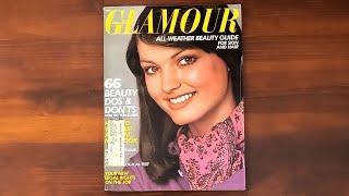 1975 March ASMR Magazine Flip Through: Glamour w Barbara Minty