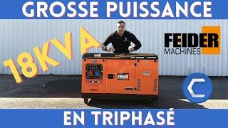 18KvA en TRIPHASÉ pour PAS CHER ! Présentation du GROUPE ÉLECTROGÈNE FGED18000T - Capitools