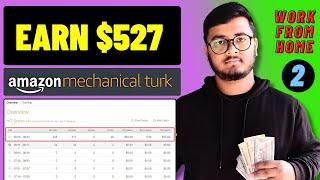 Work from Home with Amazon Mechanical Turk | Earn Money Online in 2024