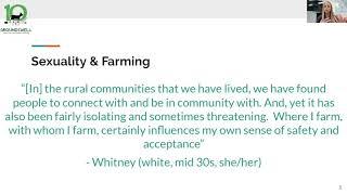 Farming for Justice: Queering Sustainable Ag