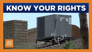 What rights do Arizona renters have when it comes to A/C?
