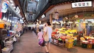 Walk through Jidong Market in Paldal-gu, Suwon, Gyeonggi-do