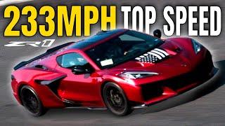 2025 Corvette ZR1 Just Hit 233 MPH in Top Speed Run