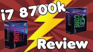 Die zur Zeit BESTEN Prozessoren für GAMER? | Intel core i5 8600k und i7 8700k Review